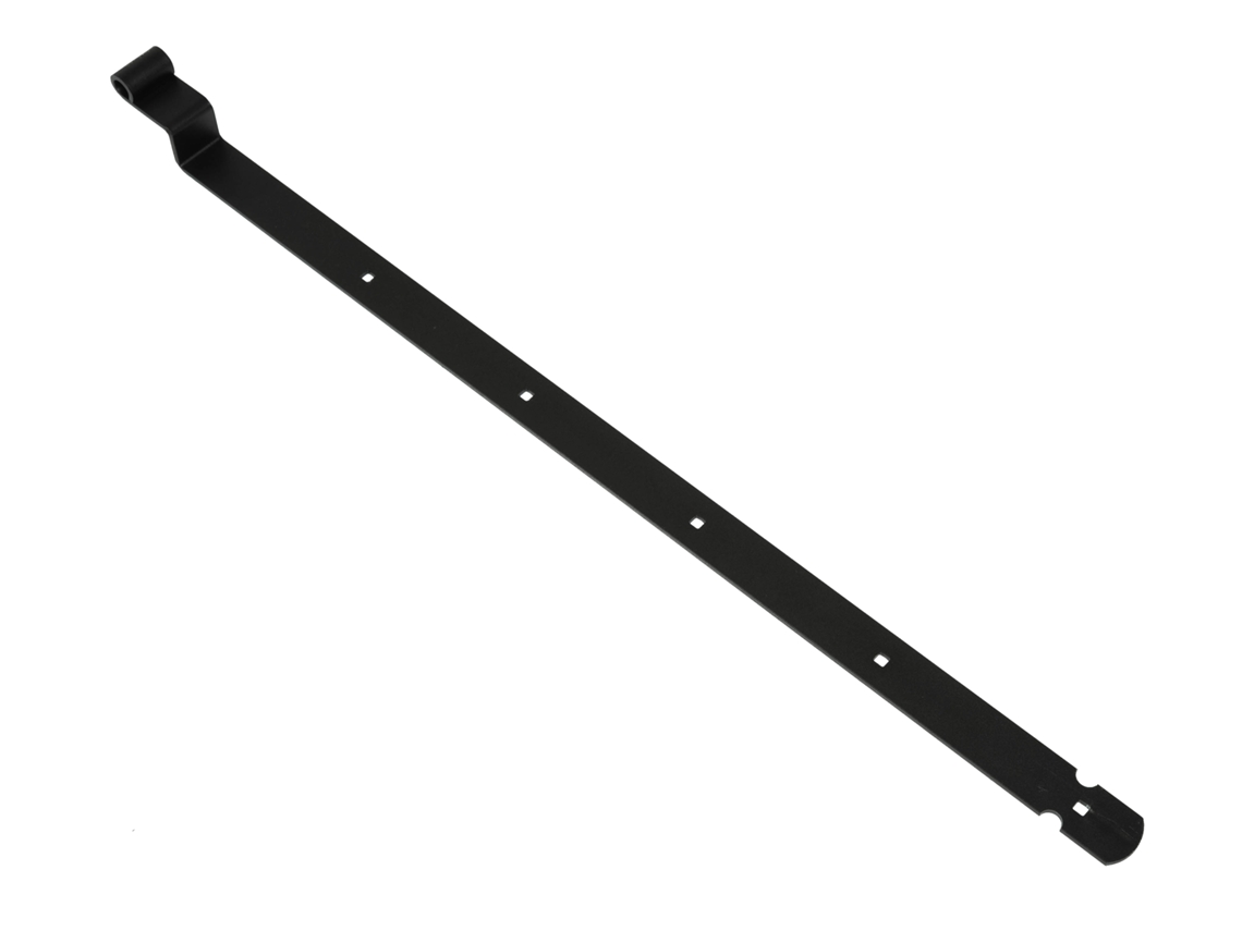 Dobradiça Para Portãos Preto 100 Cm Cotovelo De Calha Por Peça Wovar
