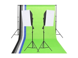 Studio Lighting Kit, Studio Lighting Kits Vidaxl Branco Alumínio (n/a)