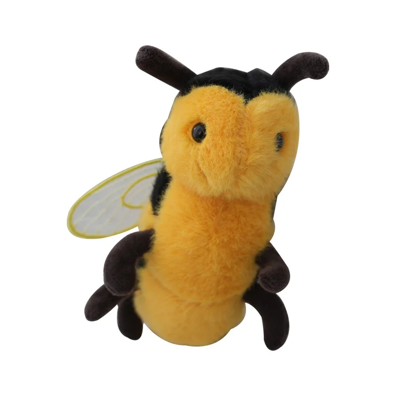 Chaveiro De Abelha De Pelúcia Macia, Brinquedo Mascote De Desenho Animado Fofo