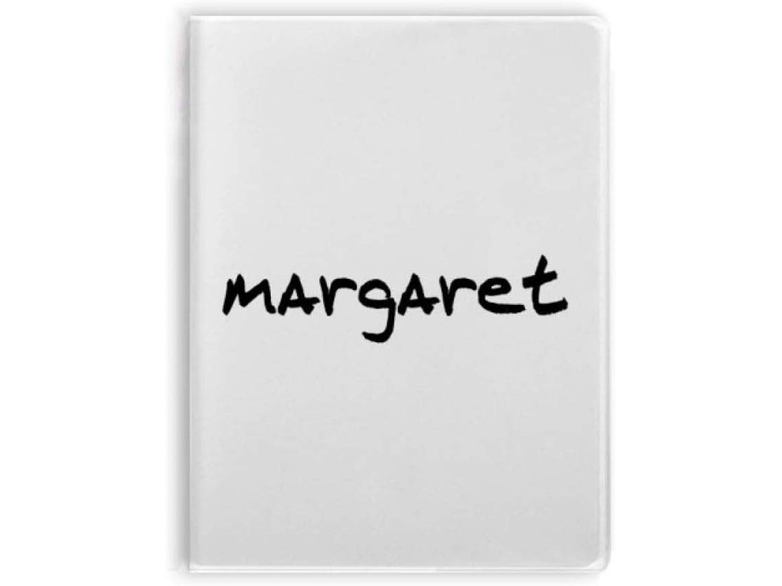 Carnet De Notas Com Sopa De Cobertura Com Nome Inglês Margaret