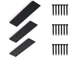 Suporte De Parede Invisível Em Aço Para Prateleira, Design Compacto Que Economiza Espaço, Ideal Para Armários, Bancadas