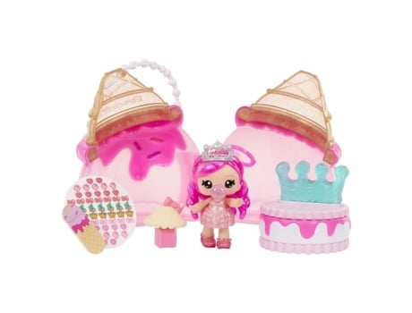 Conjunto de maquiagem Yummiland com bolsa de boneca, gloss labial, sorvete e bolsa de beleza Lol Surprise!