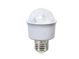 Lâmpada LED mini RGB mudança de cor 3W E27 projeção ambiente festas KTV decoração plug and play | S/MARCA
