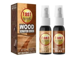 Reparação De Riscos Renovador De Madeira Spray 30 Ml Cor Clara E Escura Interior