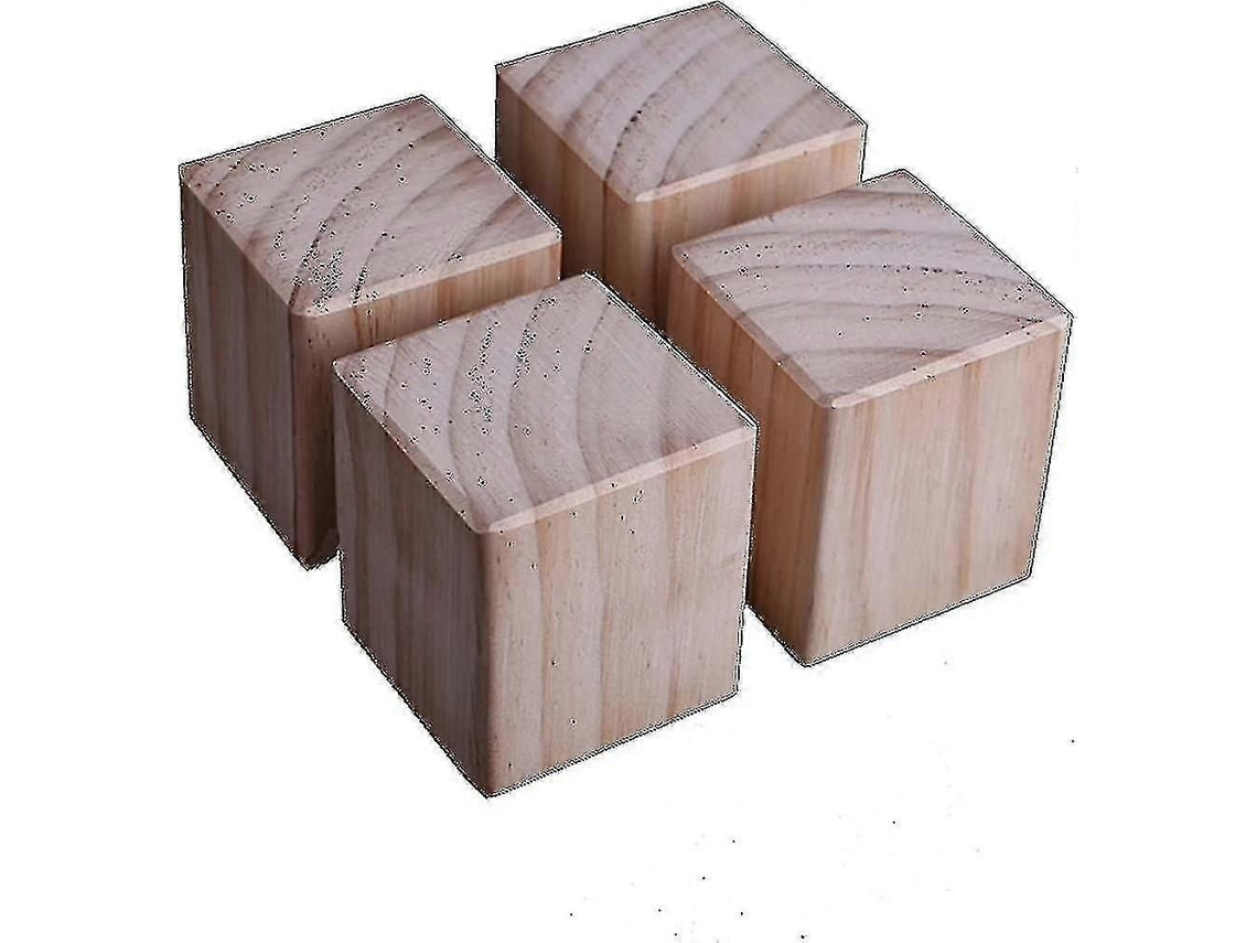 Lurelia Organizador, 4 Pés, Em Madeira, 5x5x8cm