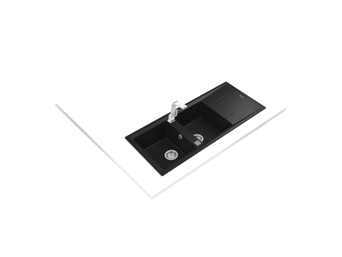Lava-Loiça TEKA Stone 80 B-Tg 2C 1E Preto
