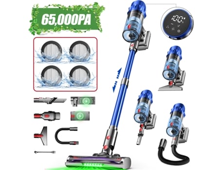 Aspirador Vertical Daccormax 550w 65kpa Com Escova Para Pets E Mangueira (autonomia 70 Min 1.8l)