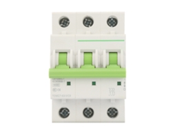 Disjuntor Miniatura 3p Tipo C, 6A, Proteção contra Fugas, Interruptor de Ar Tomc7 63