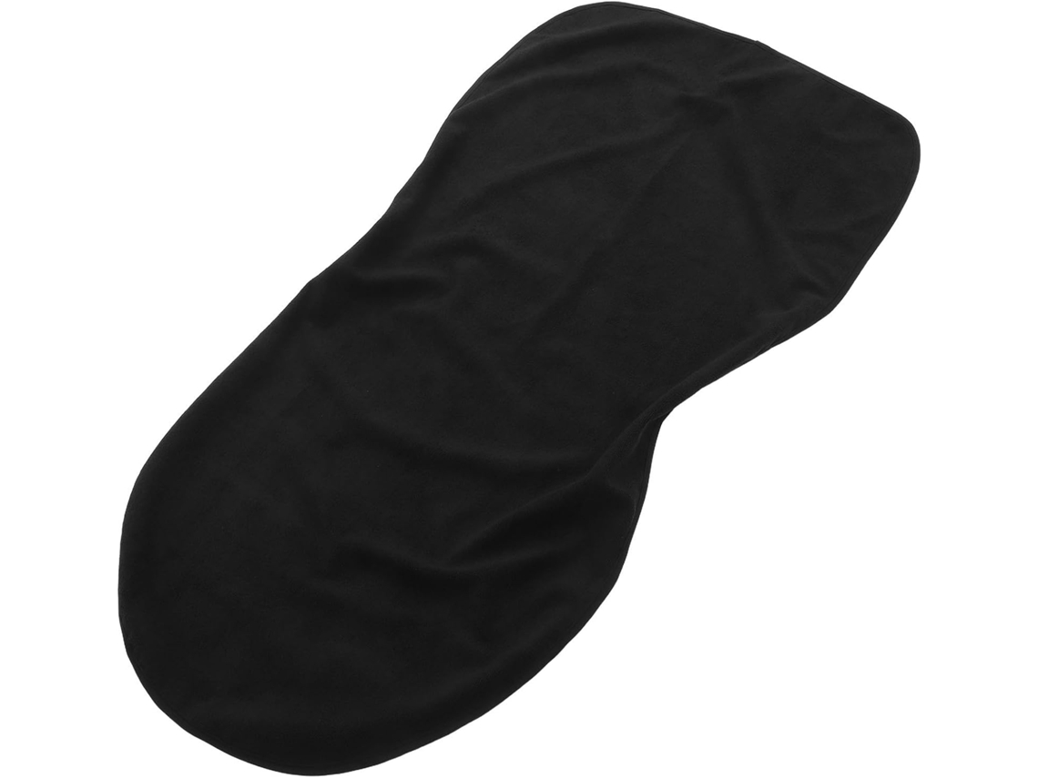 Capa para assento de carro Preta com almofada antiderrapante e absorvente de suor.