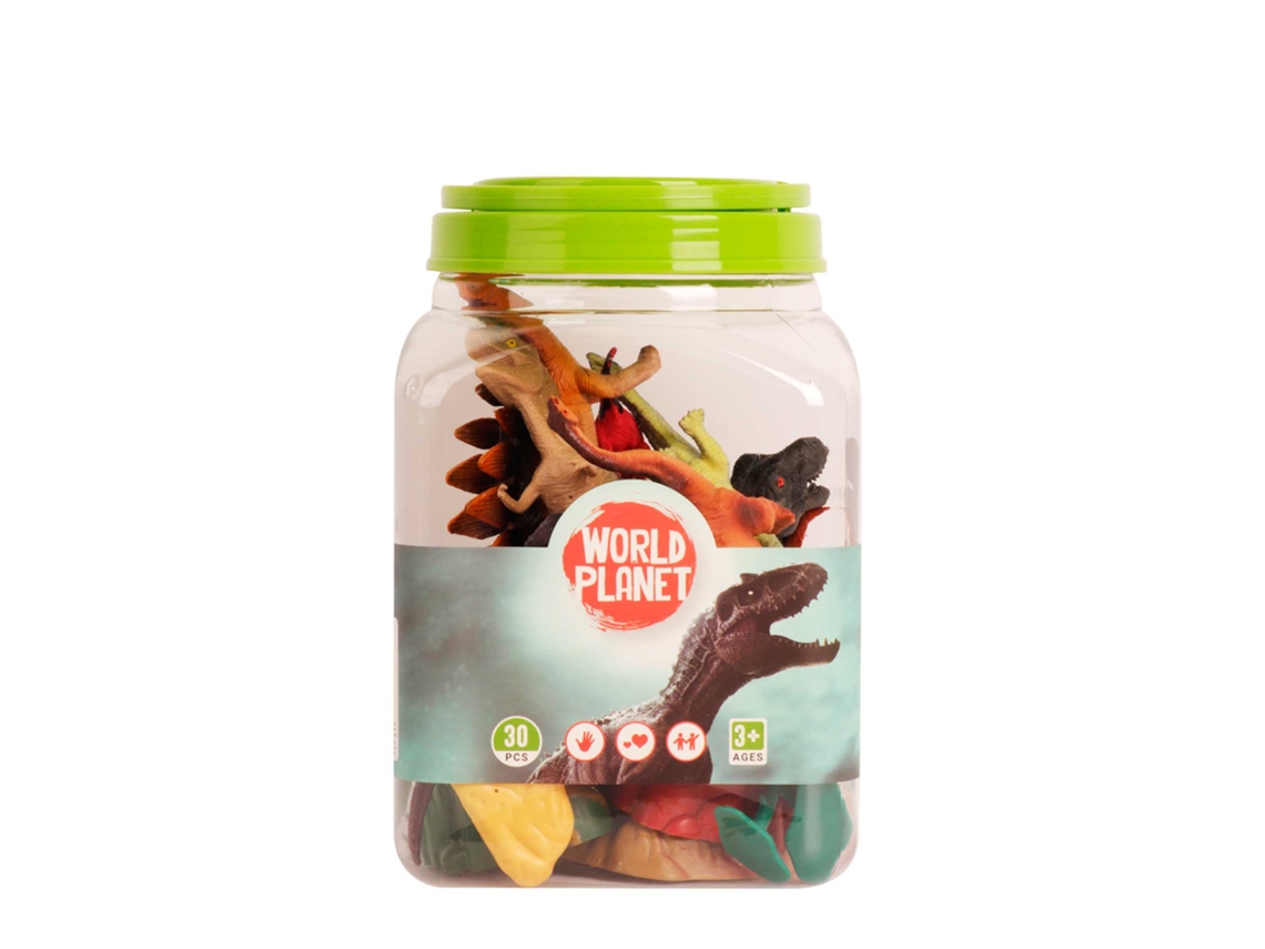 Jarra 30 Peças Dinossauros