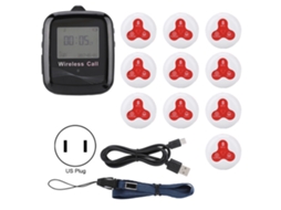 Sistema De Chamada De Restaurante Receptor Móvel Com Pager De Silicone