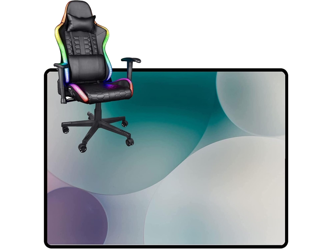 Tapete Cadeira Escritório Resistente Piso Laminado Madeira Gamer, Versátil Que Protege