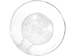 Esfera de Vidro Transparente de 120 Mm com Bordas Lisas, Substituta para Lâmpada G9, para Uso Comercial e SFUSHOS