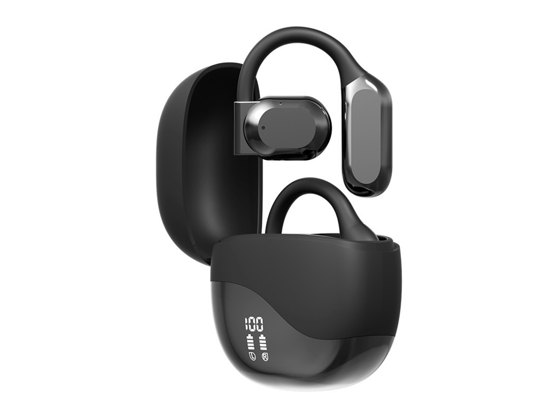 Fones de Ouvido Abertos Bluetooth 5.3 JIAPEI com Power Display