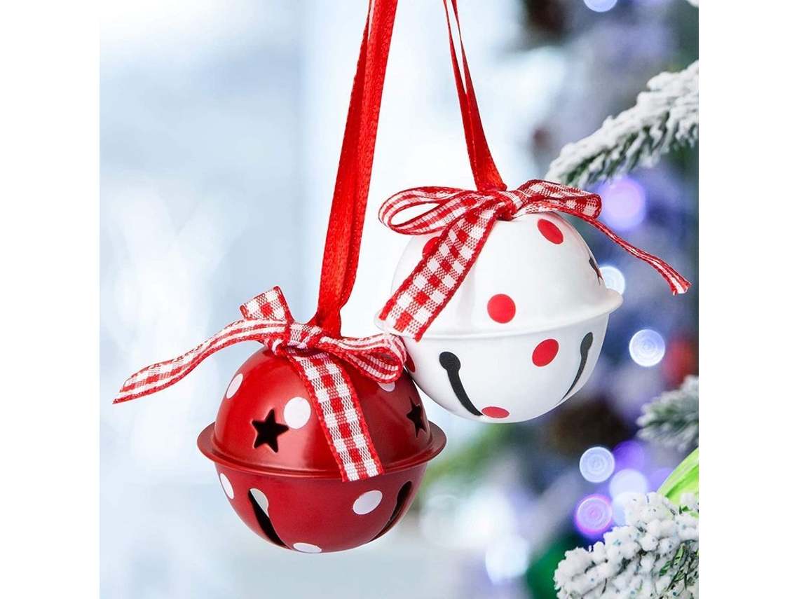 12 Sinos de Natal, Artesanais, Enfeite para Festa e Casa