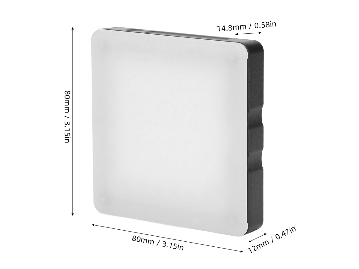 Laxiscreed Luz De Câmara Led Multicolor Com Controlo Táctil E Recarregável