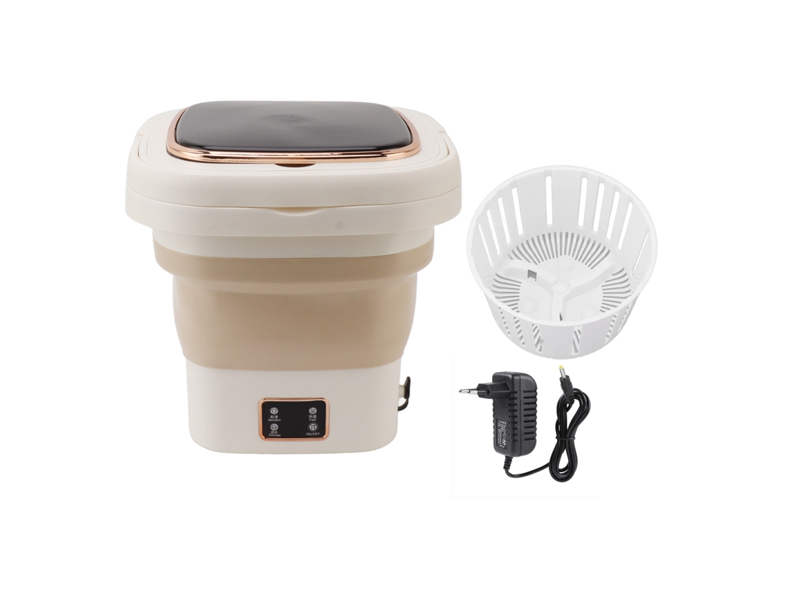 Máquina de Lavagem Compacta Dobrável de 9l para Viagem e Dormitório, 100 240v LAXISCREED