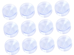 50-protetores De Vidro Antiderrapantes Com Ventosas, Almofadas Adesivas Transparentes Para Móveis E Superfícies Lisas