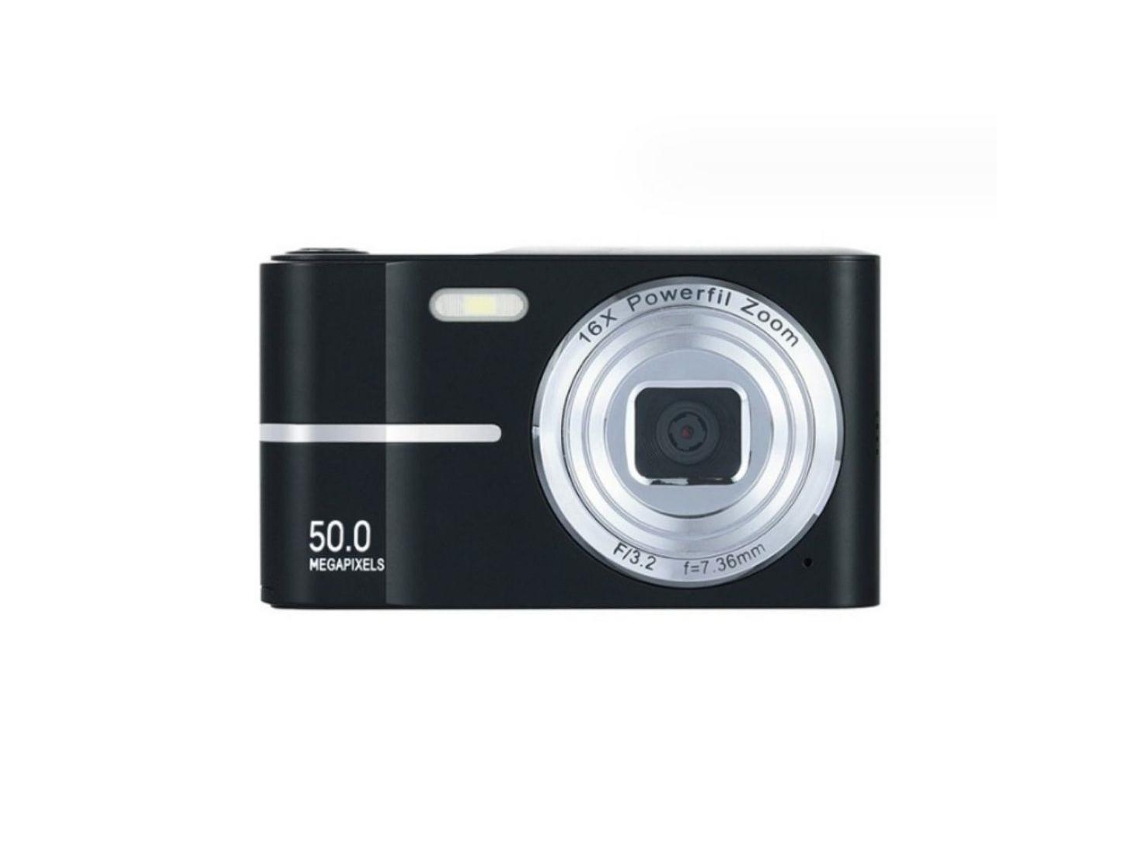 Câmera Digital Retrô Clássica Portátil 4k 50mp Zoom Digital 16x Tela De 2,4 Polegadas Brilvibera