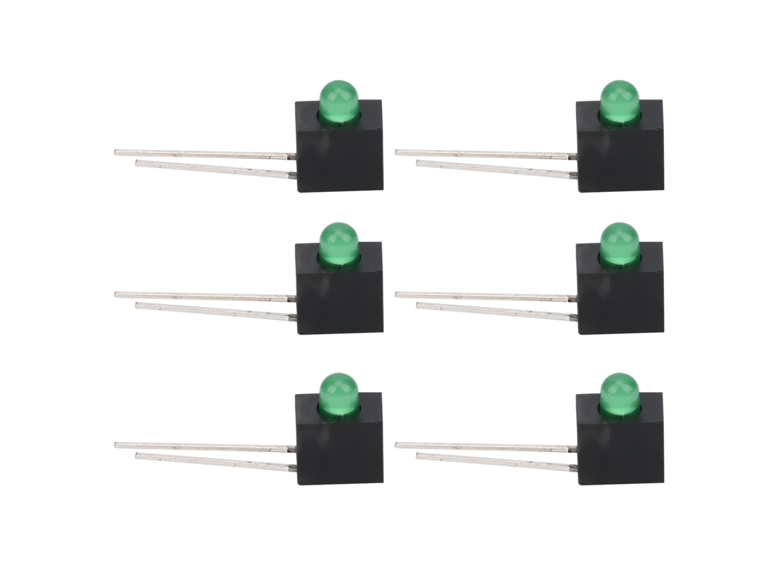 100 Soquetes e Abajures Led 3mm 90 Graus