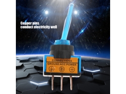 Laxiscreed Interruptor Led Liga/desliga 12v 20a Para Eletrodomésticos E Automóveis