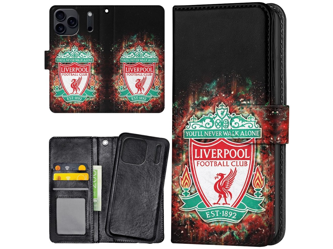 Capa Carteira Para Iphone 17 Pro/capa Liverpool