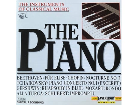 Cd The Instruments Of Classical Music Vol7 The Piano Laserlight Digital