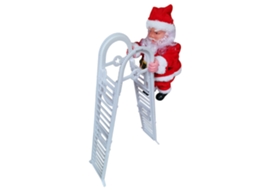 Primerox boneca Elétrica de Escada de Escalada para Decoração de Natal e Brinquedo Infantil