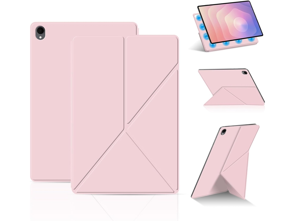 Capa Para Samsung Galaxy Tab S11 2025 Sm X730/x736b Capa Protetora À Prova De Quedas Rosa Gertiz (11 Polegadas)