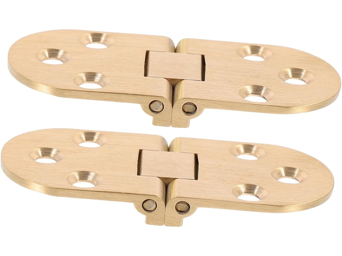 Dobradiças Dobráveis De Latão Para Portas Armários, Metal Resistentes