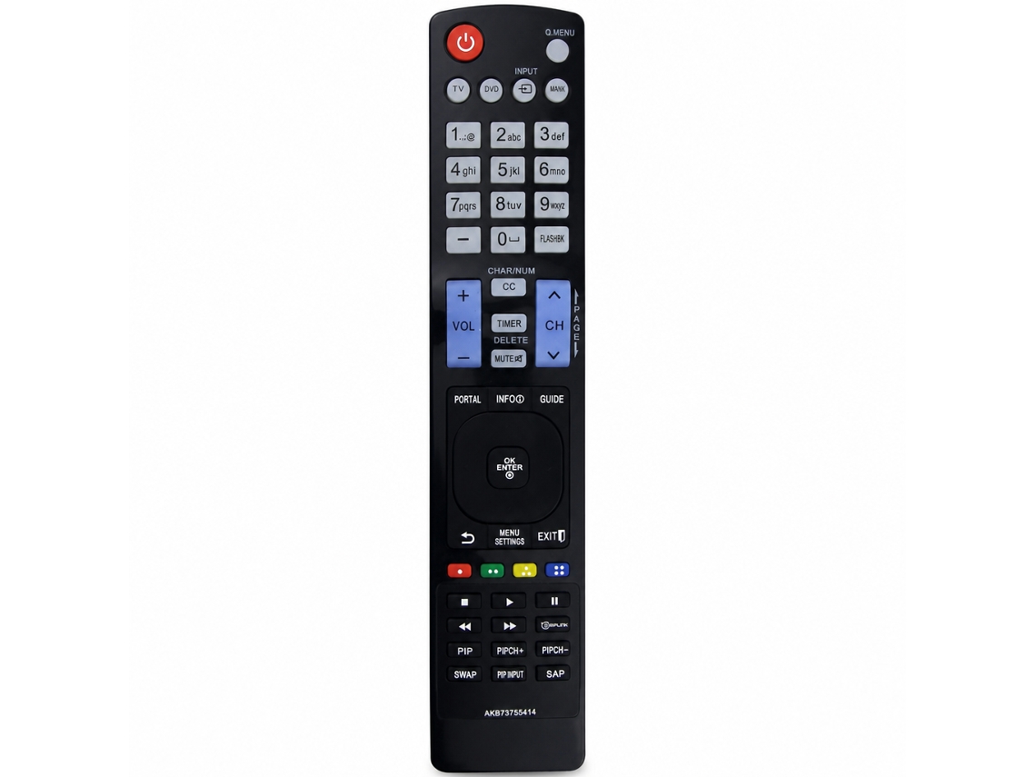 Comando À Distância De Substituição Compatível Com Televisores Lg Akb73755414_zhd