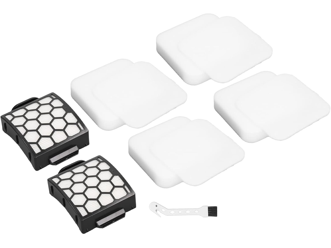 Conjunto De Filtros Algodão Duráveis Para Aspirador Pó, Com Redução