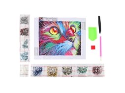 Laxiscreed Kit De Pintura De Diamante Diy Com Padrões De Animais E Strass De Formatos Diferentes