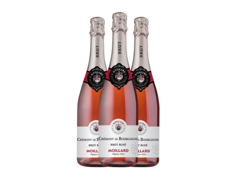 Espumante rosé MOILLARD GRIVOT Rosé Brut Crémant de Bourgogne Grande Reserva (0.75 L - 3 Unidades)