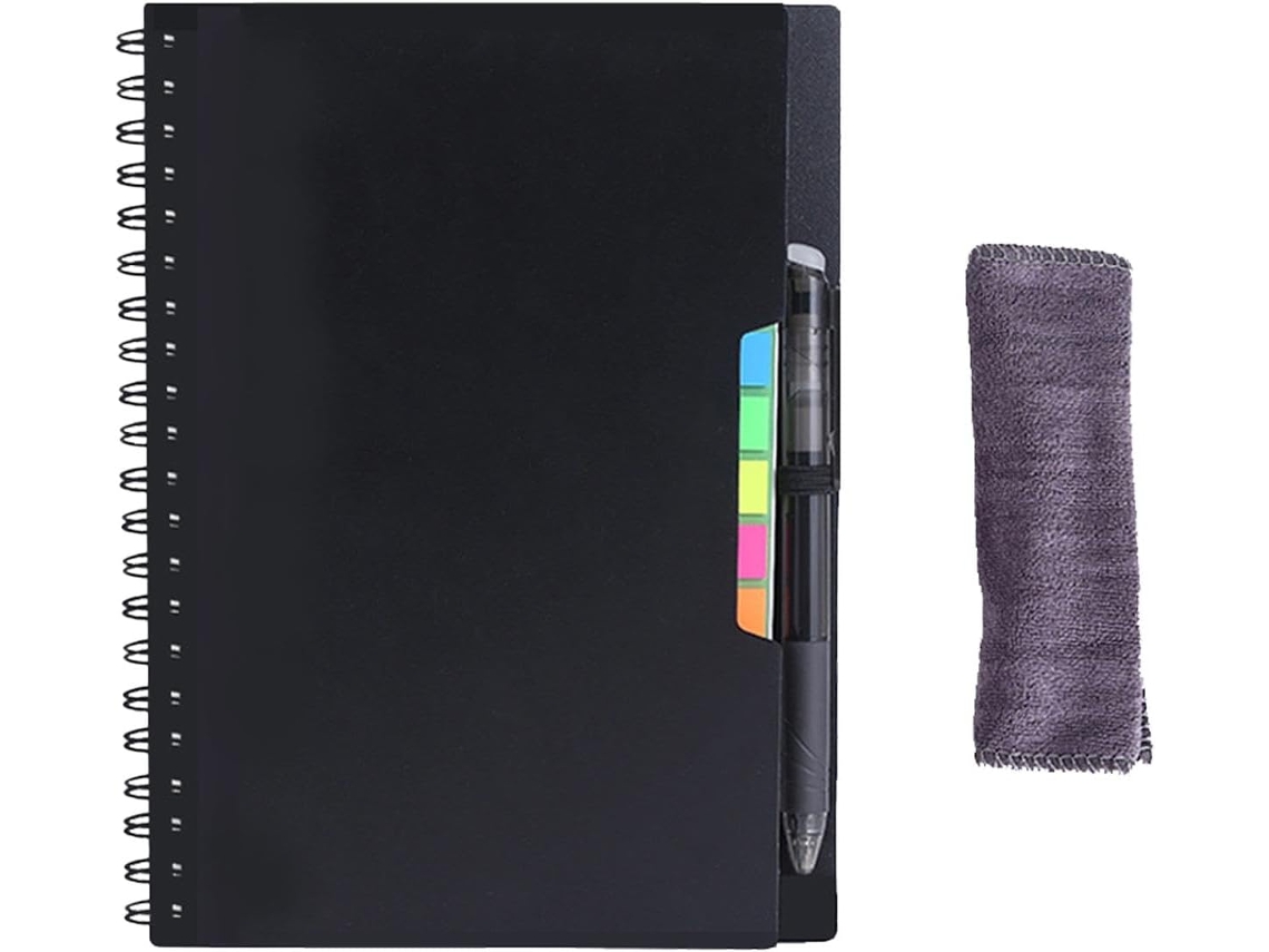 Agenda De Produtividade Reutilizável Fusion Caderno Apagável, Papel Ecológico Pedra Mineral Accorto