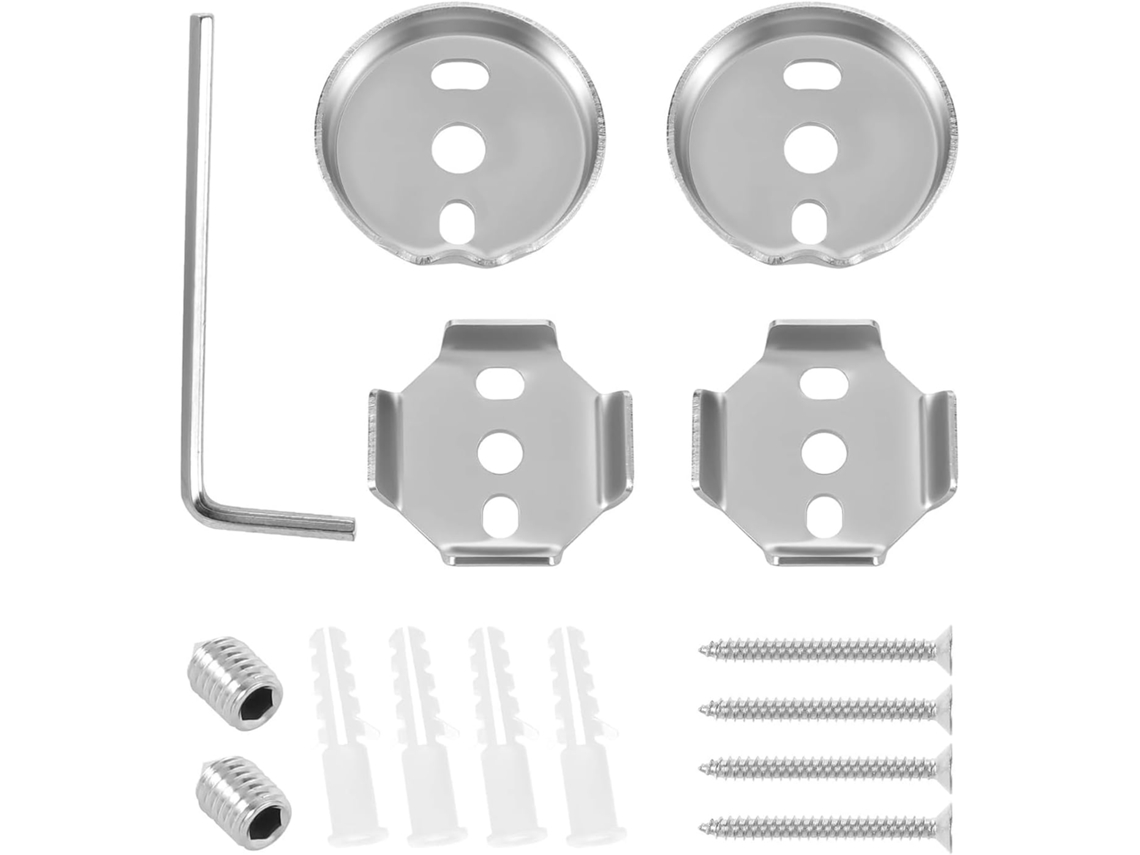 Conjunto De 15 Peças Reposição Para Toalheiro Aço Inoxidável, Acessórios De Instalação Para Banheiro, Peças De Fixação