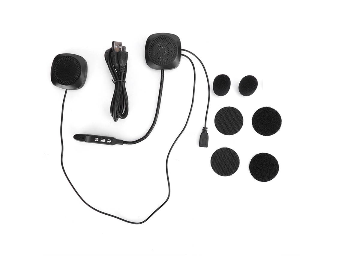 Aetheria fone de Ouvido Bluetooth 5.0 para Capacete de Moto com Microfone Hands free Estéreo Hifi
