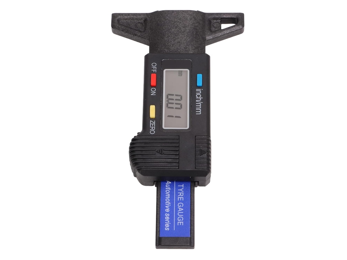 Medidor Digital De Profundidade Sulco Pneus, Faixa Medição 0 A 1 Para