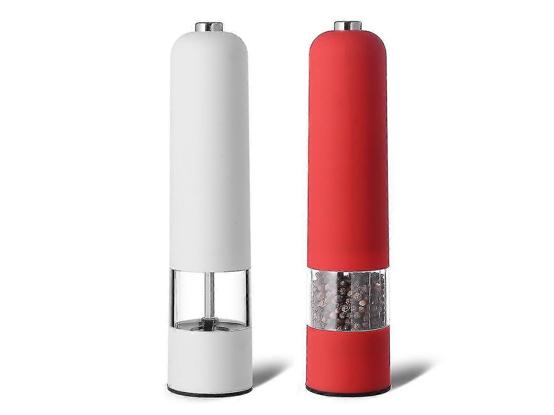 MOEDOR DE PIMENTA AQUAFORGE, recarregável, vidro, vermelho