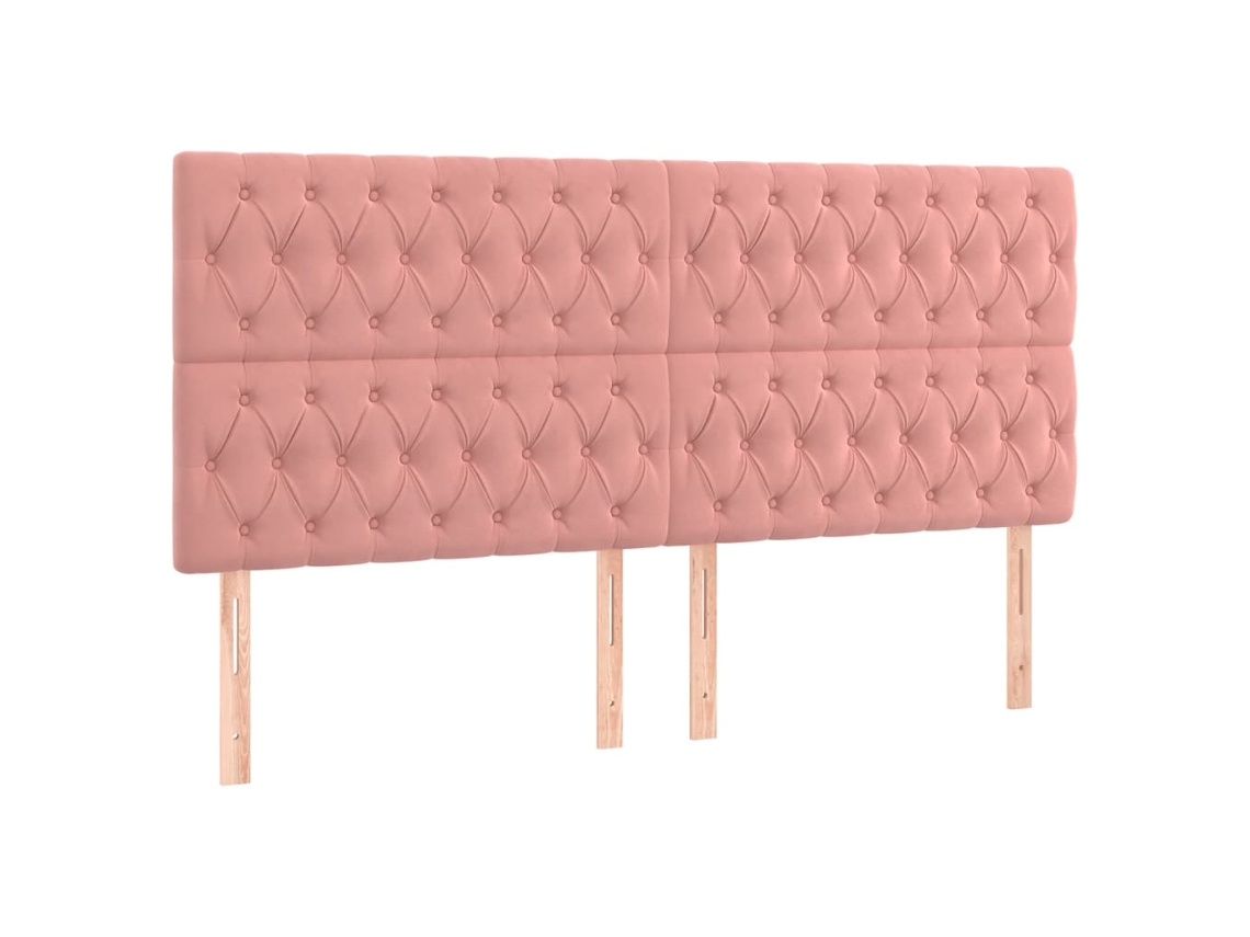 Headboard, Headboards Vidaxl Cor-de-rosa Veludo (200 Cm)