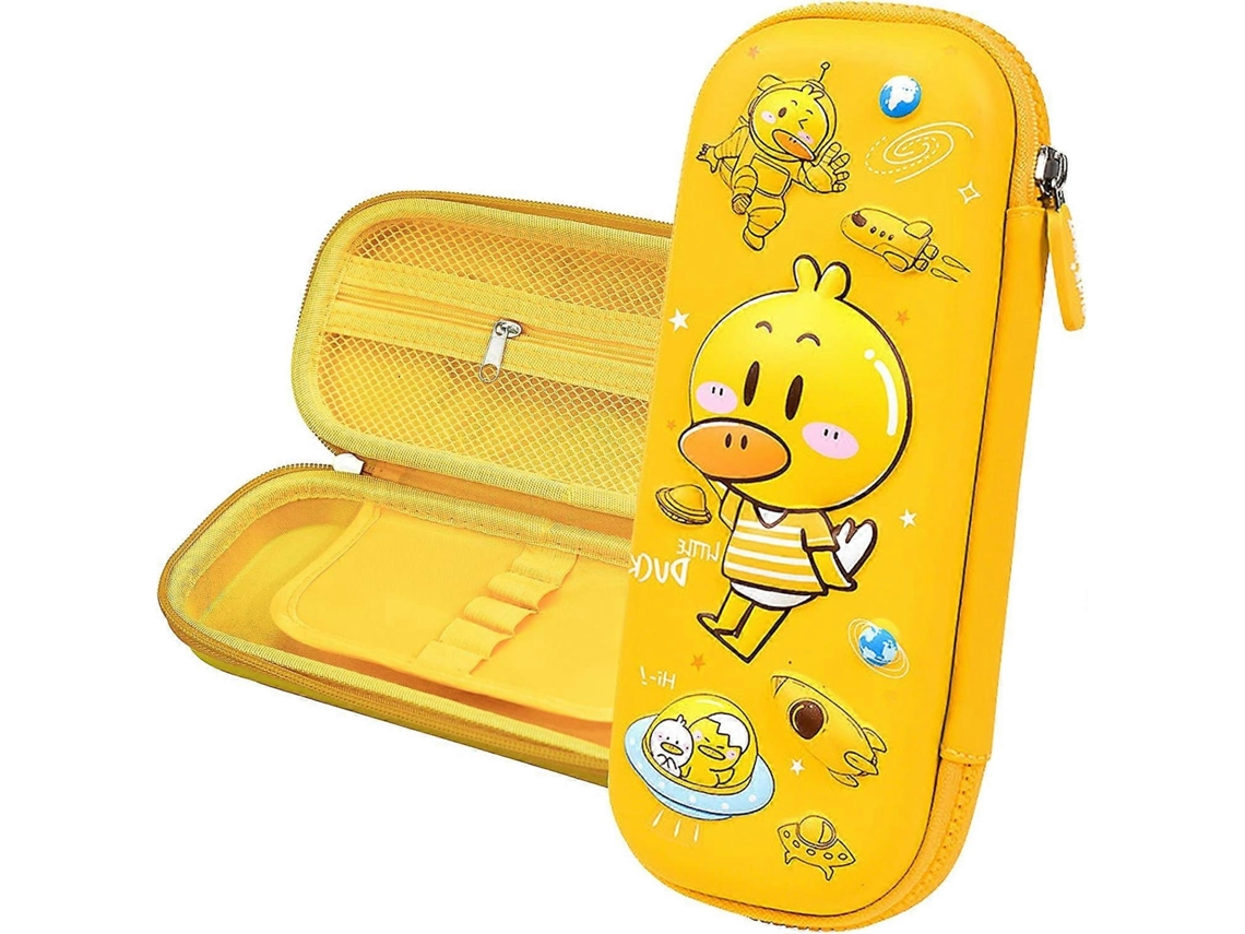 Estojo para Lápis, Impermeável, Amarelo, Infantil AQUAFORGE