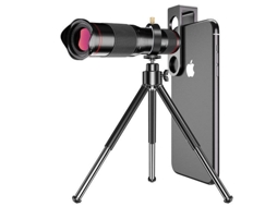 48x Hd Starscope Monocular Ip68 Tripé Adaptador Smartphone Observação Pássaros Caminhadas Acampamento Viagens Caça Preto Bestvite