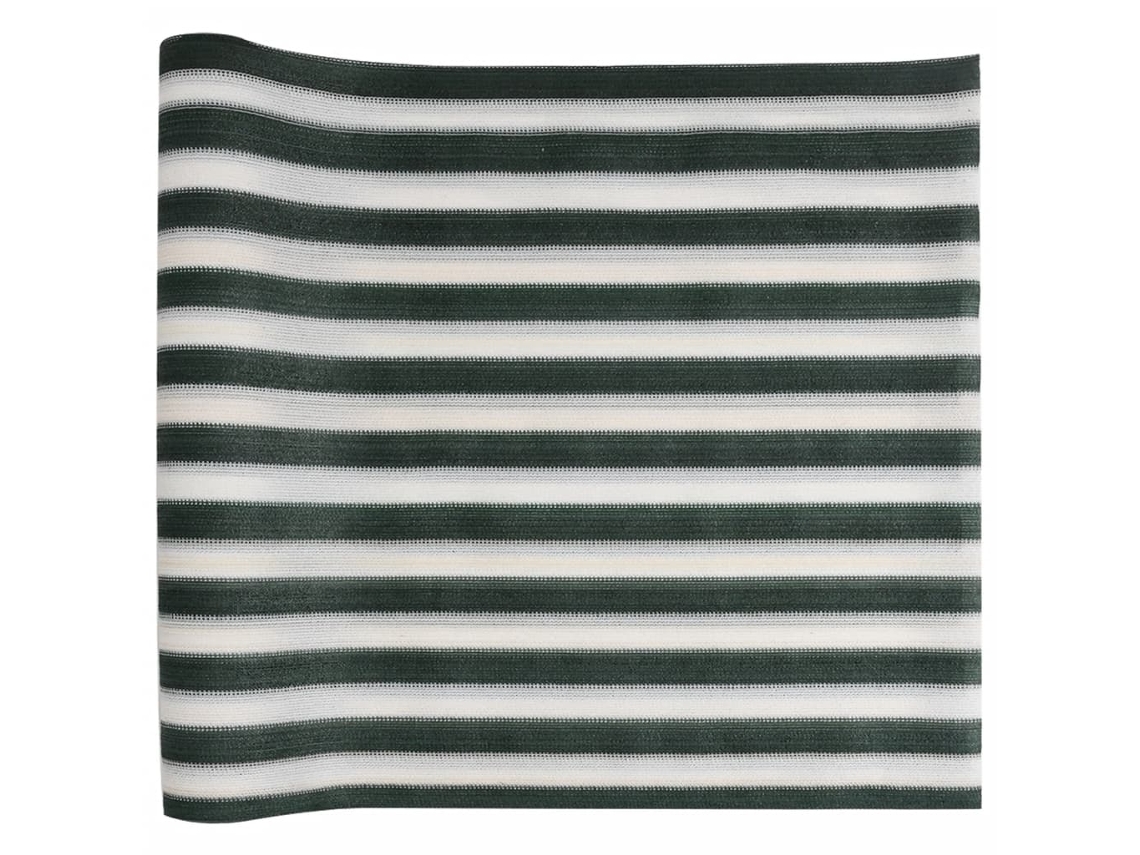 Maison Exclusive - Rede Ocultação P/ Privacidade Pead 150g/m² 1,5x25m Verde Branco
