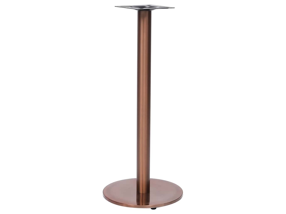 Vidaxl Perna Para Mesa De Bistrô Ø45x107 Cm Aço Inoxidável Dourado