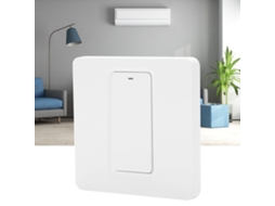 Interruptor Inteligente De Parede 1 Gang Com Botão E Controle Remoto Compatível Com Tuya Zigbee Ac 100‑240v