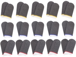 Artibetter 18 Pares De Dedeiras Respiráveis, Ultrafinas, Em Fibra Prateada, Para Proteção Contra Suor, Confortáveis Para