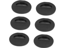 Wooneky Conjunto De 30 Cunhas Nivelamento Borracha Preta Para Móveis, Resistentes, Para Mesas E Escrivaninhas, Ideais