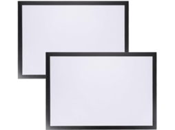 Moldura Magnética Autoadesiva Fotos Tamanho A3 Preta Pacote 2 Unidades Ideal Exibir Pinturas Diamantes GOKOCO