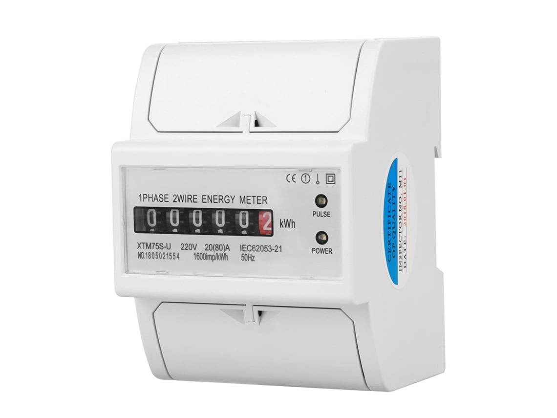 Contador Elétrico Digital 220v 4p Din Rail