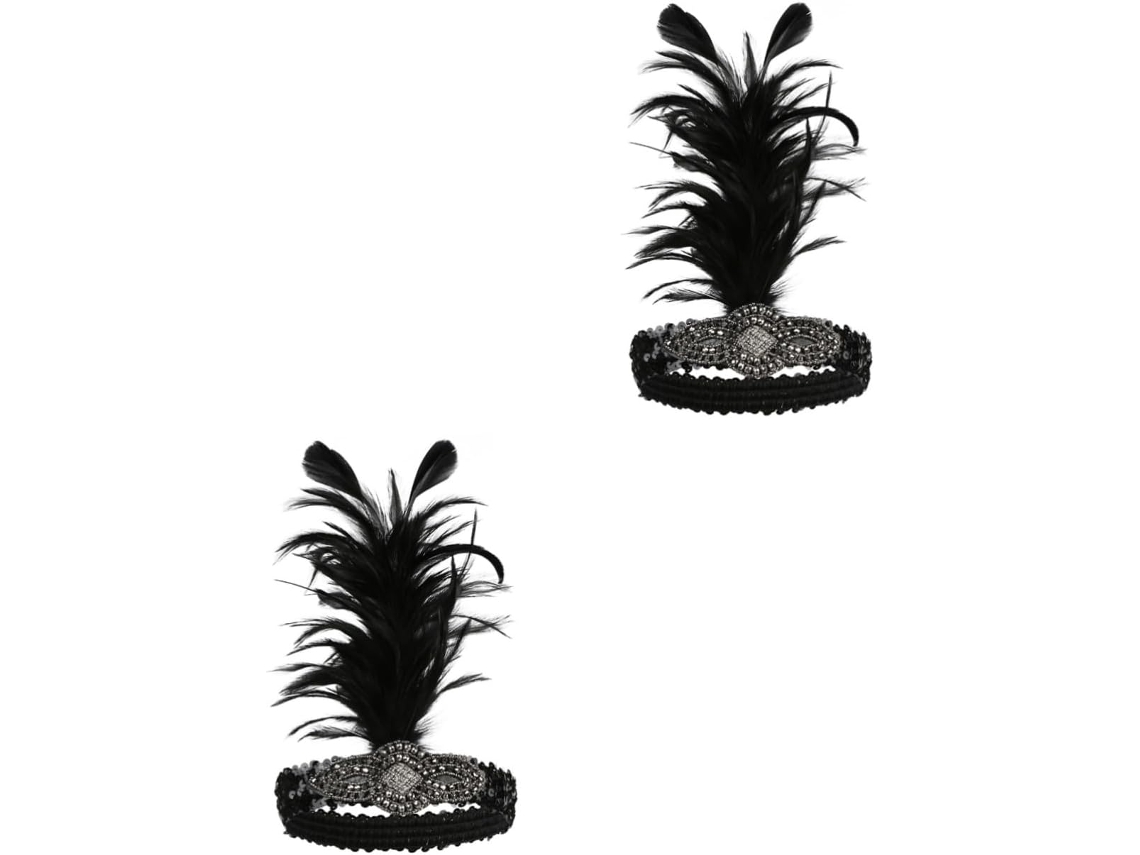 Conjunto De 2 Faixas De Cabelo Vintage Para Casamentos, Acessório Elegante Para Casamentos E Ternos.